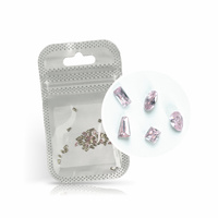 Rhinestones Mini Horse Eye Pink