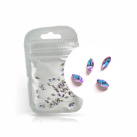 Rhinestones Mini Horse Eye Violet