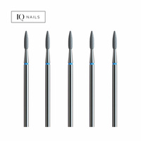 Nail drill bits set (long flame) 5 pcs.