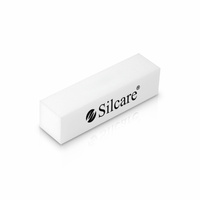 Abrasive buffer Silcare 4-sided White