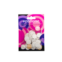 Disposable white files for pedicure disc PODODISC Staleks PRO S 180 grit (PDF-15-100) 50 pcs.