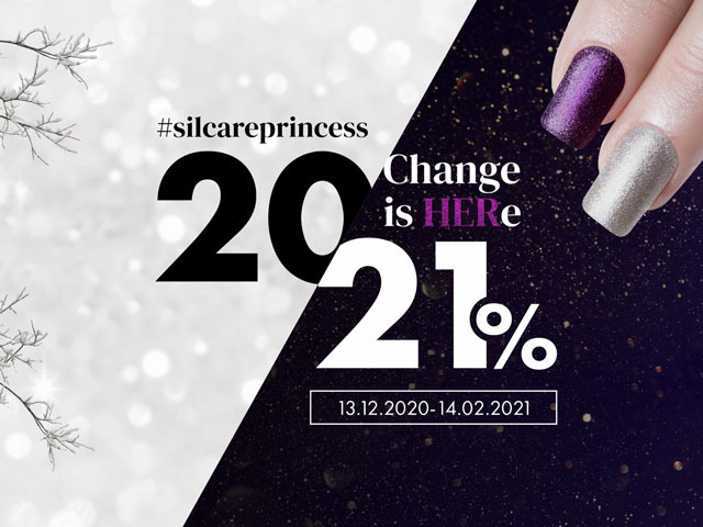 Bądź zmieniONA razem z Silcare! -21% na 2021 rok