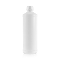 OUTLET Flüssigkeitsflasche 0,5 L mit weißem PP-Verschluss