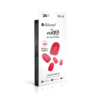 Nail Art Aufkleber Einfache Rot 24 Stk.