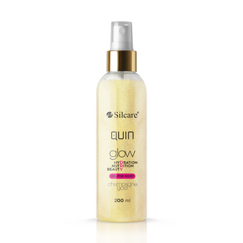 Glow Dry Oil QUIN with flecks - Champagne Gold 200 ml