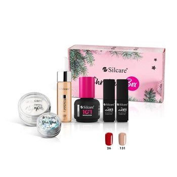 Silcare Christmas Box UV Hybrid manicure set (27.5 g + 15 ml)