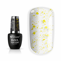 D.O.T. Top Coat Yellow with particles 9 ml