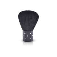 Brush for dusting nails black with cubic zirconia