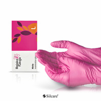 Nitrile gloves Doman Paradise Fuchsia L (100 pcs.)