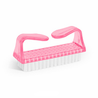 Pink nail brush