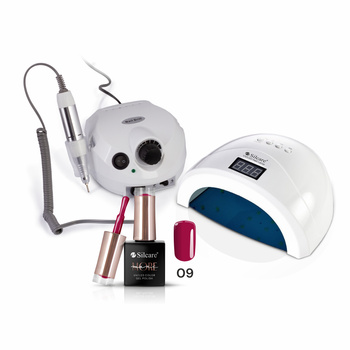 UV/LED 48W Nail Lamp Silcare 1S White with mirror Silcare®
