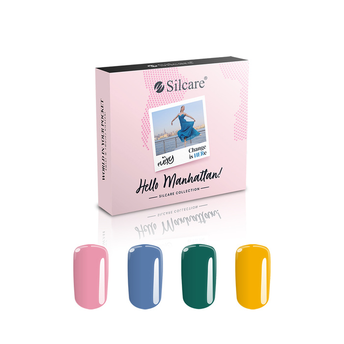 Flexy UV Nagellack - Hello Manhattan Set (4 x 4.5 g)