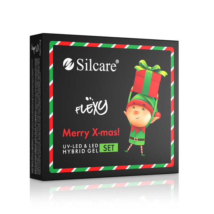 Smalti semipermanenti Flexy - Insieme di Natale X-MAS (4 x 4.5 g)