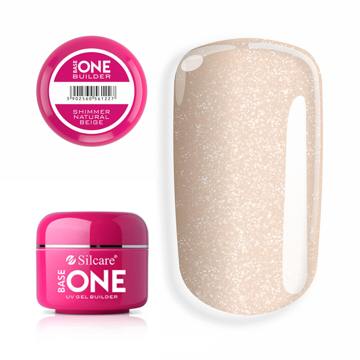 Gel UV Base One Shimmer Natural Beige 30 g