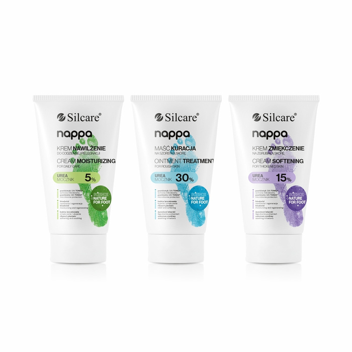 Set Nappa Creme mit 5%, 15% und 30% Urea