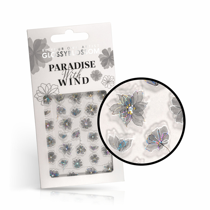 Nail stickers Paradise with wind 69191