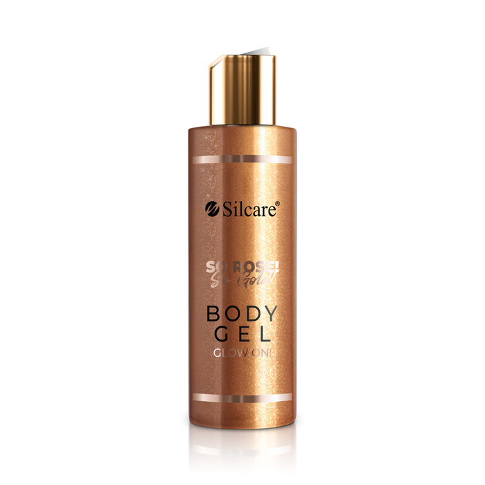 Leuchtendes Körpergel mit Partikeln So Rose! So Gold! Body Gel Glow On! 150 ml