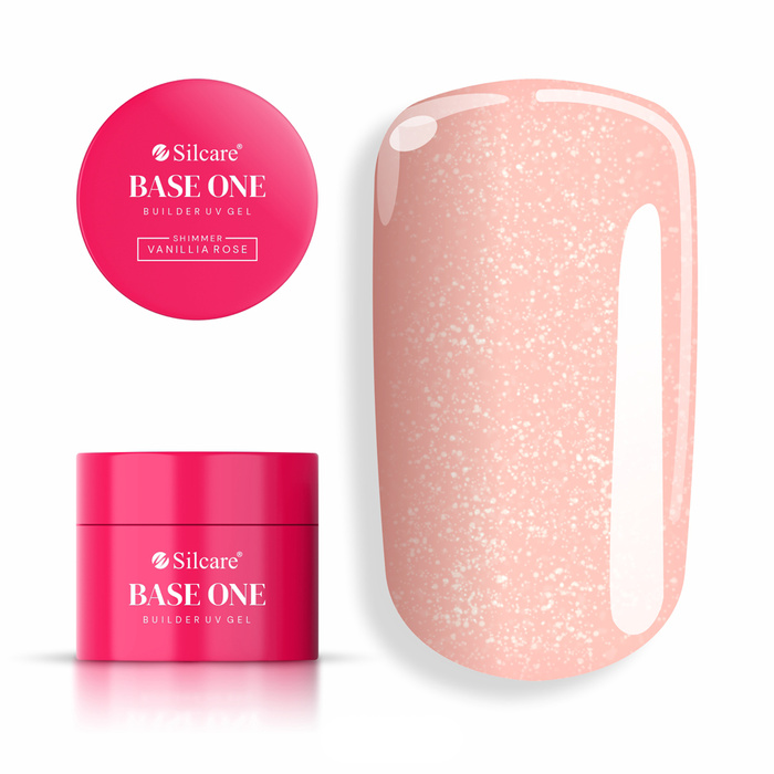 Gel UV Base One Shimmer Vanillia Rose 100 g