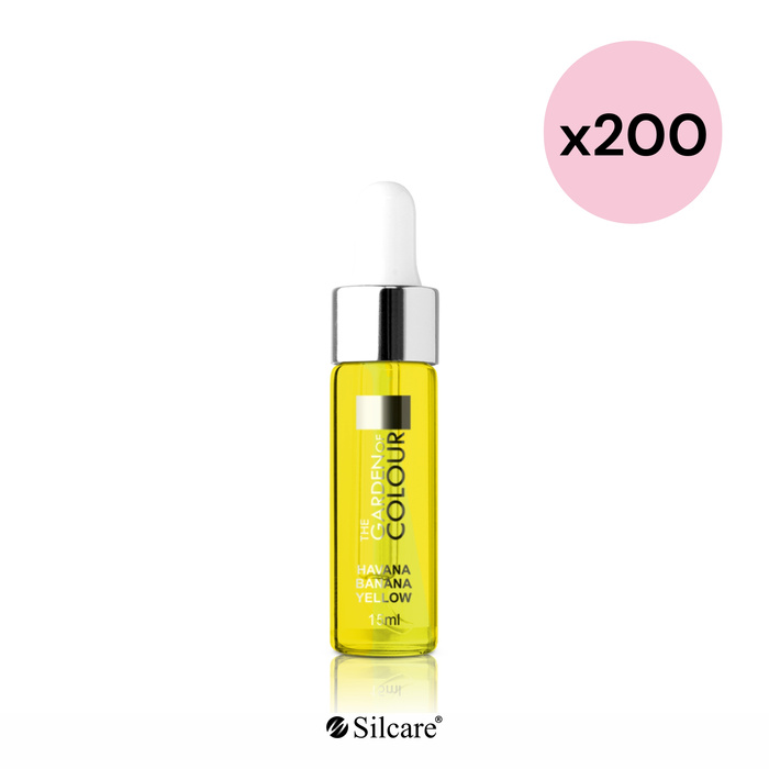 Oliwka do paznokci i skórek The Garden of Colour z pipetą Havana Banana Yellow 15 ml (200 szt.)