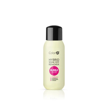 Hybrid Soak Off Remover COLOR IT z olejkami Bubble Gum 300 ml