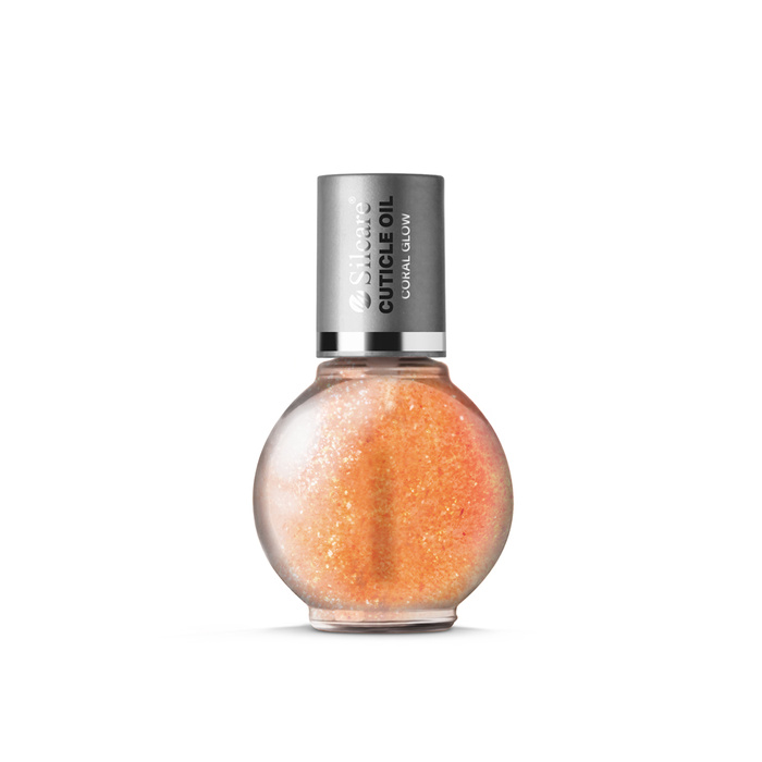 Nail and cuticle oil with particles Coral Glow 11,5 ml