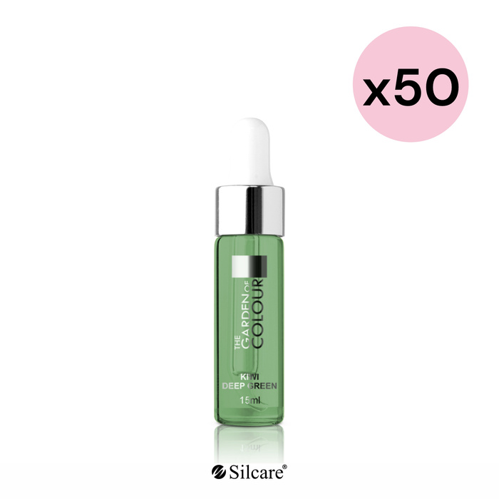 Nail Oil the Garden of Colour pipette Kiwi Deep Green 15 ml (50 pcs.)