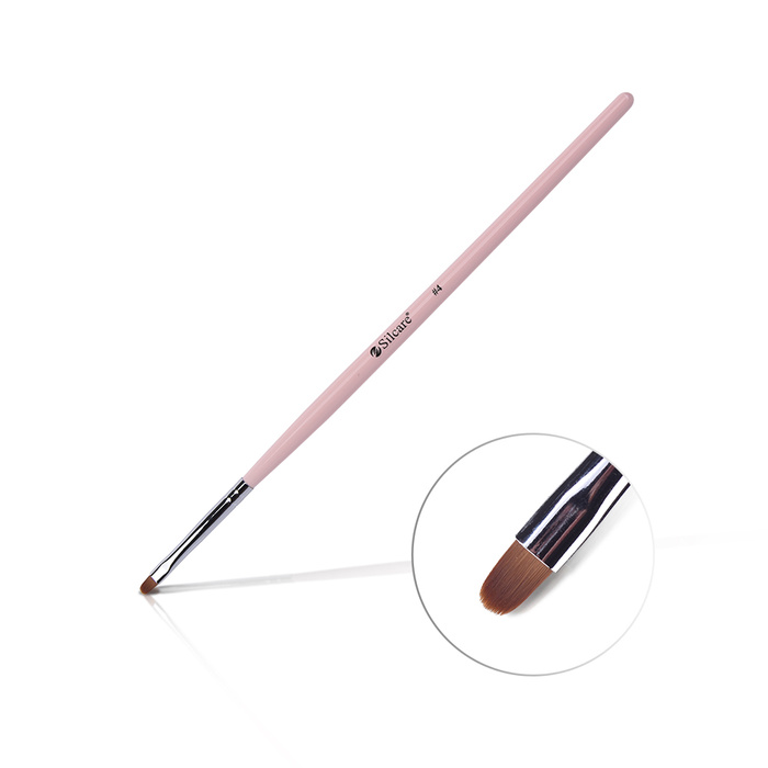 Gel Brush Light Pink Silcare #4