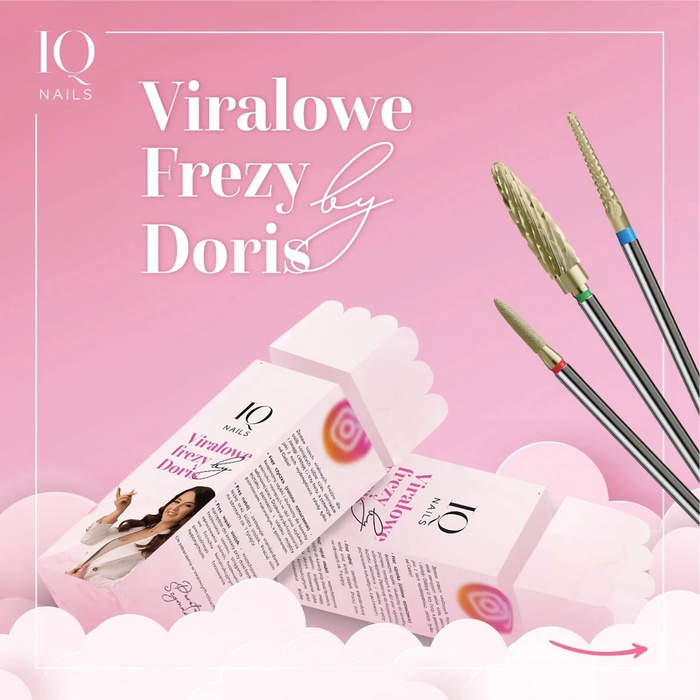 Zestaw IQ Nails – Viralowe frezy by Doris