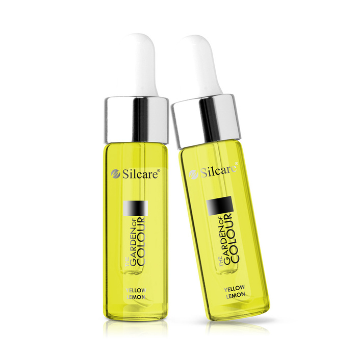 Olio per unghie e cuticole con una pipetta The Garden of Colour Lemon Yellow 15 ml