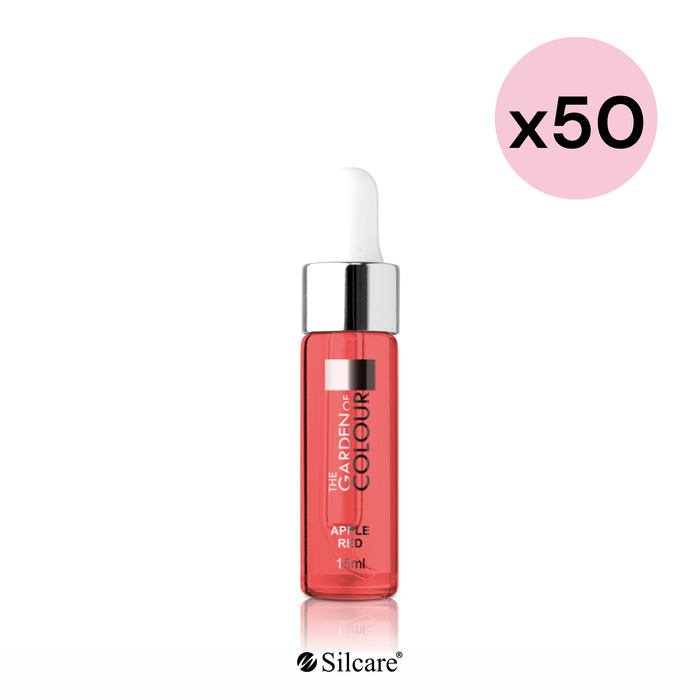 Oliwka do paznokci i skórek The Garden of Colour z pipetą Apple Red 15 ml (50 szt.)