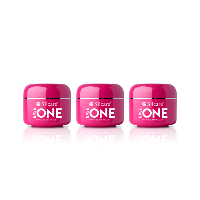 Set di gel UV Base One Baby Boomer 3x 15 g