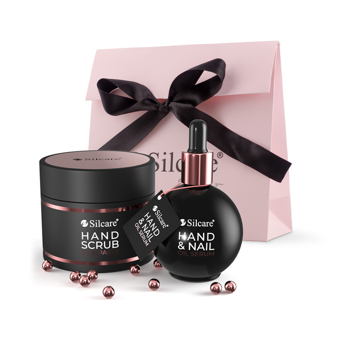 Set per la cura delle mani Scrub + Siero So Rose! So Gold! (150 + 75 ml)