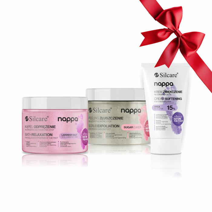 Set Nappa Sale alla Lavanda, Peeling e Crema con Urea al 15%