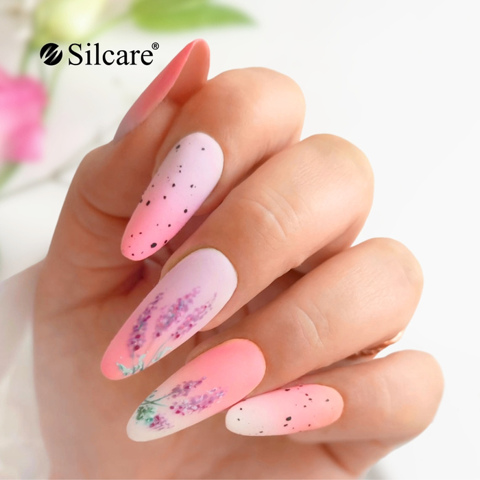 Matte ombré con decorazioni floreali