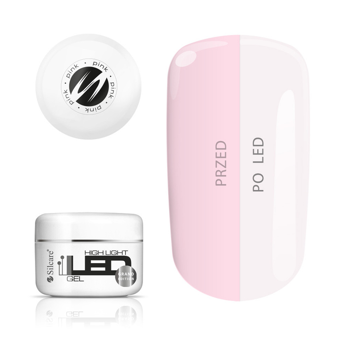 High Light LED Gel Pink 100 g