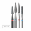 Set Valentine's Day IQ Nails Drill Bit - Tapered Cone (2 pcs) and Flame (2 pcs)