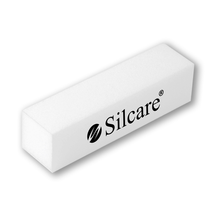 Abrasive buffer Silcare 4-sided White