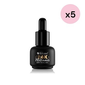 Olio secco per unghie 24K Millionails 15 ml (5 pezzi)