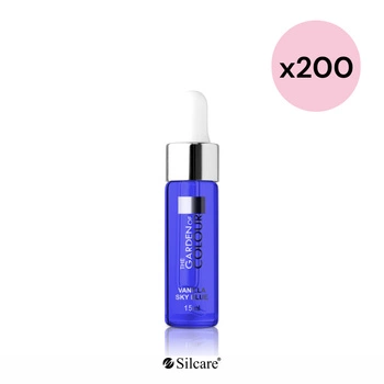 Oliwka do paznokci i skórek The Garden of Colour z pipetą Vanilla Sky Blue 15 ml (200 szt.)